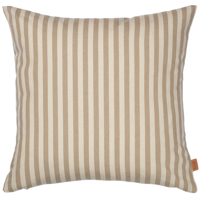 Strand Outdoor Kudde 50x50 cm, Sand / Off-white