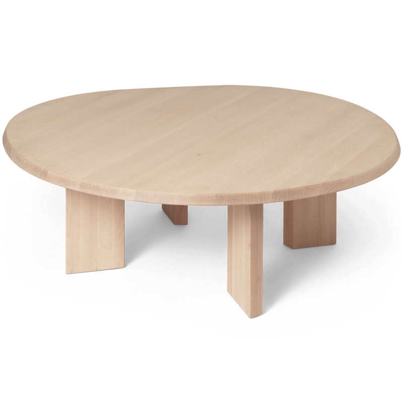 Tarn Coffee Table - Dark Stained Beech Soffbord, White Oiled Beech