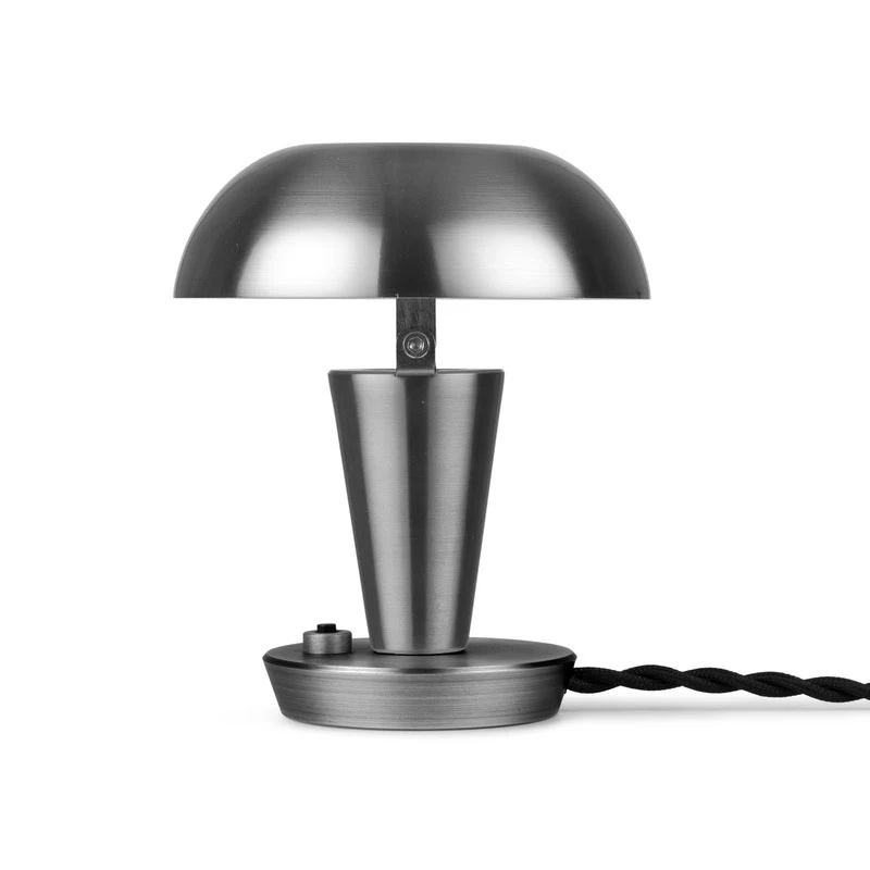 Ferm Living Tiny Lampa 14x12 Cm Nickelpl&auml;terat - Bordslampor J&auml;rn St&aring;l