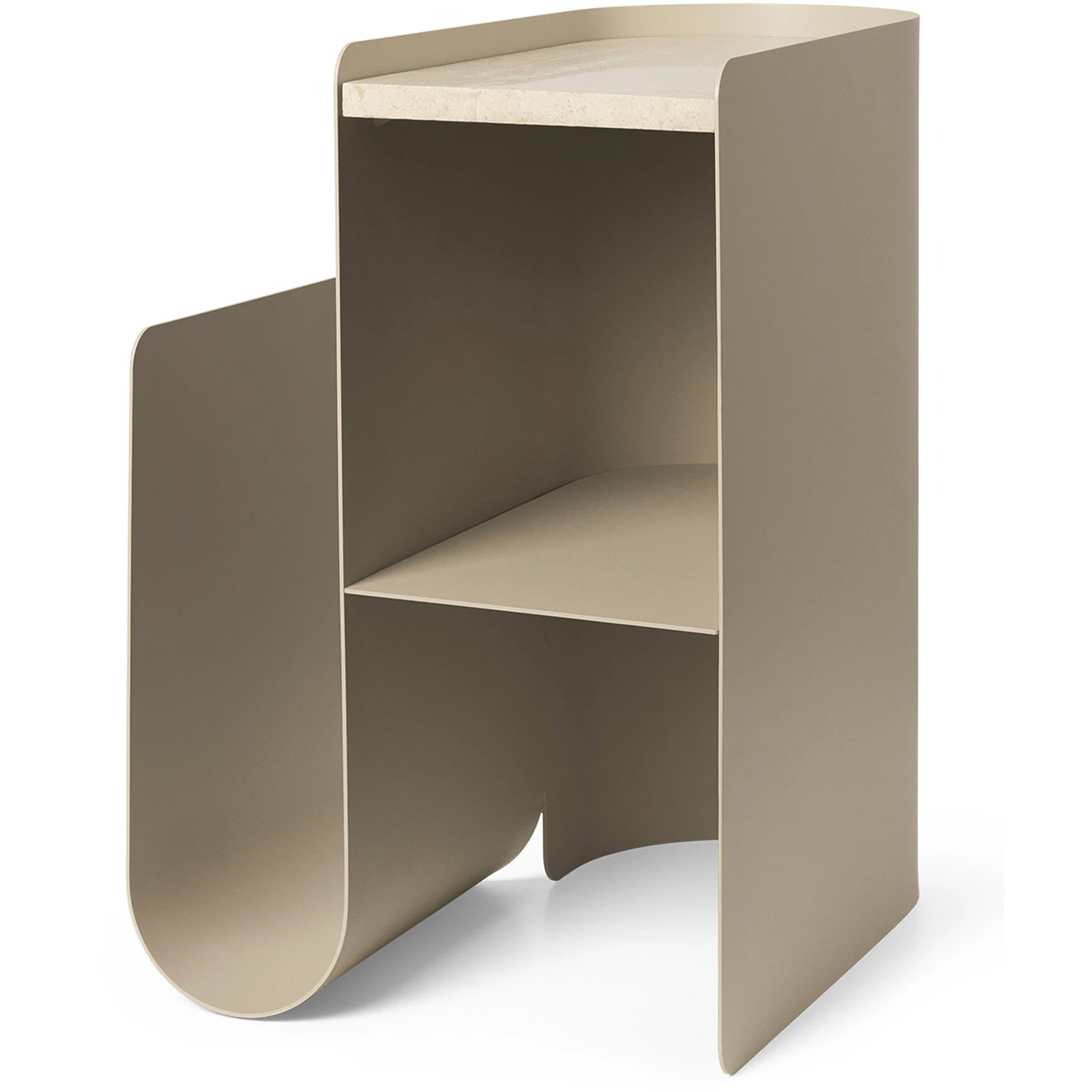 Ferm Living Vault Sidobord - Sidobord & Avlastningsbord St&aring;l Kashmir