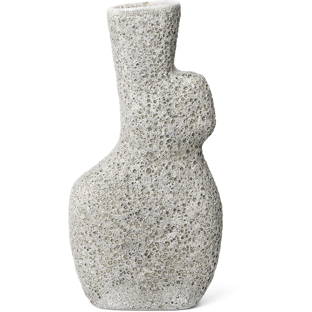 Ferm Living Yara Vas 35.5 Cm - Vaser Stengods Grey Pumice