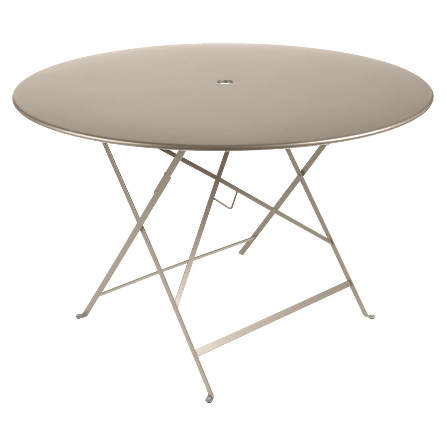 Fermob Bistro Bord Ø117 Cm Nutmeg - Trädgårdsbord Stål Muskot