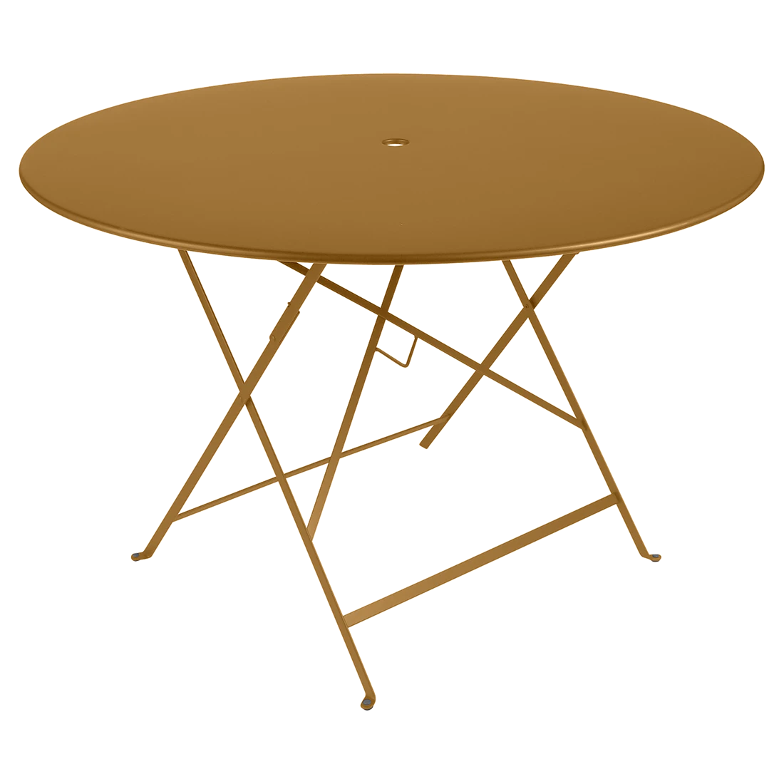 Fermob Bistro Bord Ø117 Cm - Trädgårdsbord Stål Gingerbread
