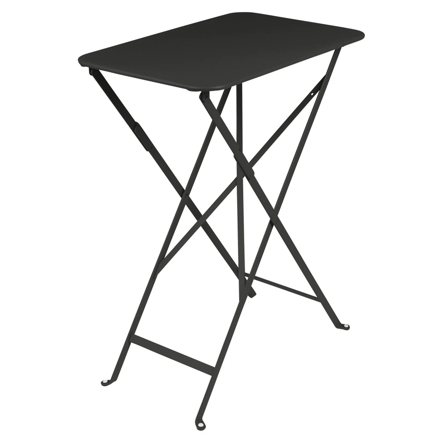 Fermob Bistro Table 37x57 Cm Bord 37x57 Cm - Trädgårdsbord Lackerat Stål Liquorice