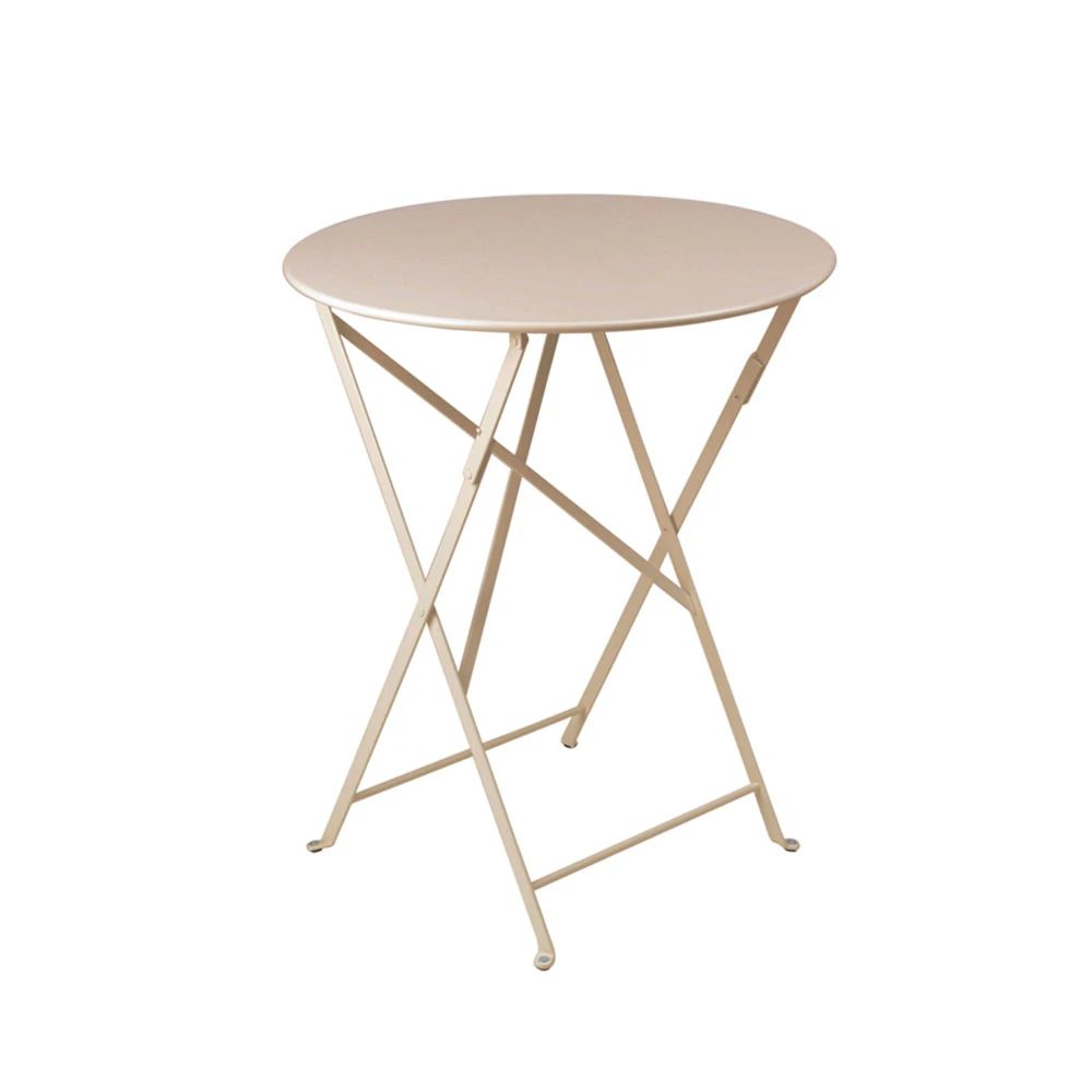 Fermob Bistro Bord Ø60 Cm Nutmeg - Trädgårdsbord Lackerat Stål Muskot