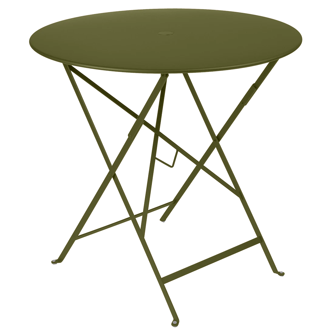 Fermob Bistro Table Ø77 Cm Bord Ø77 Cm - Trädgårdsbord Lackerat Stål Pesto