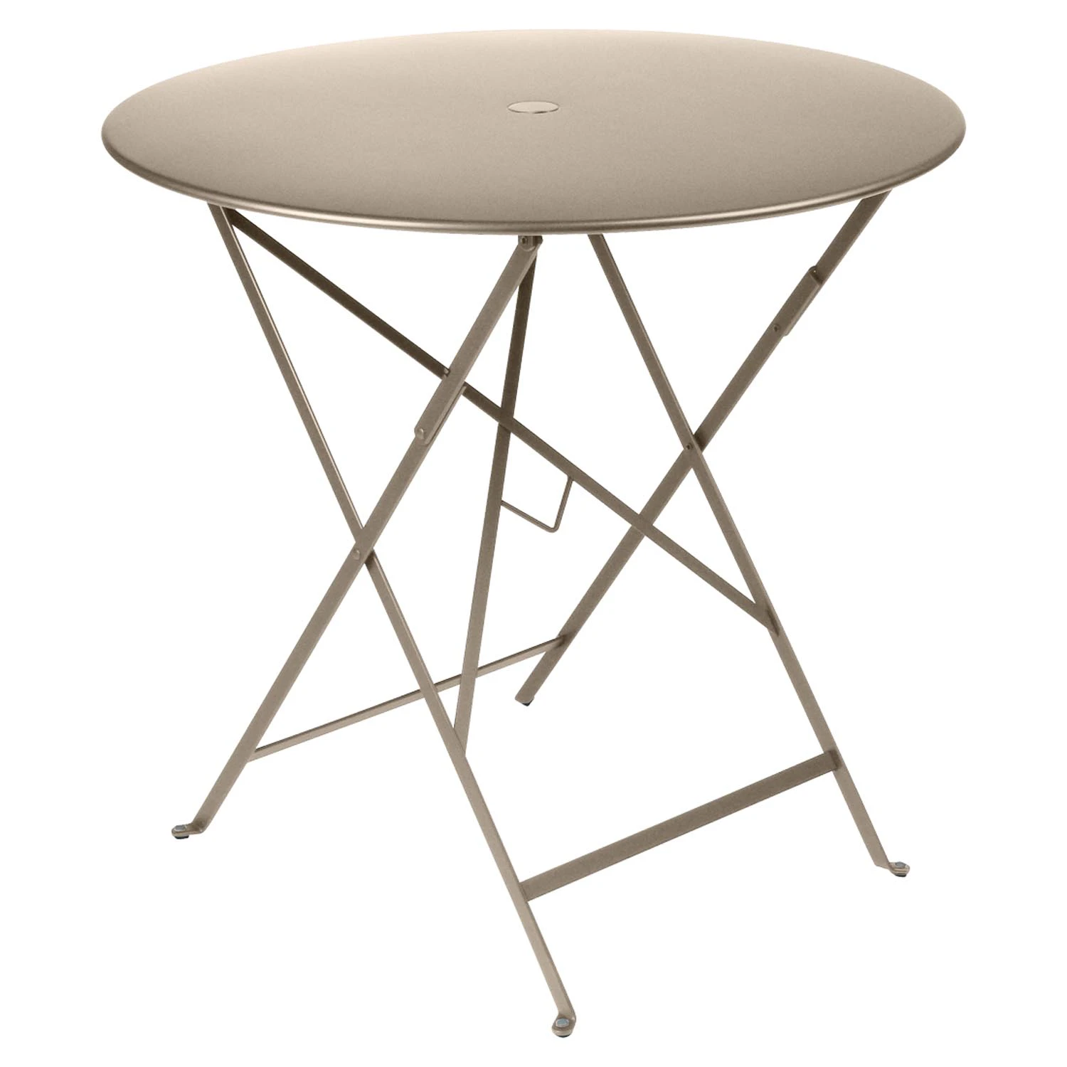 Fermob Bistro Bord Ø77 Nutmeg - Trädgårdsbord Beige