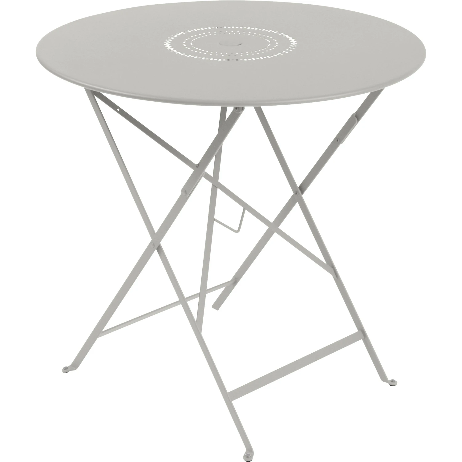 Fermob Floréal Bord Ø77 - Trädgårdsbord Lackerat Stål Clay Grey