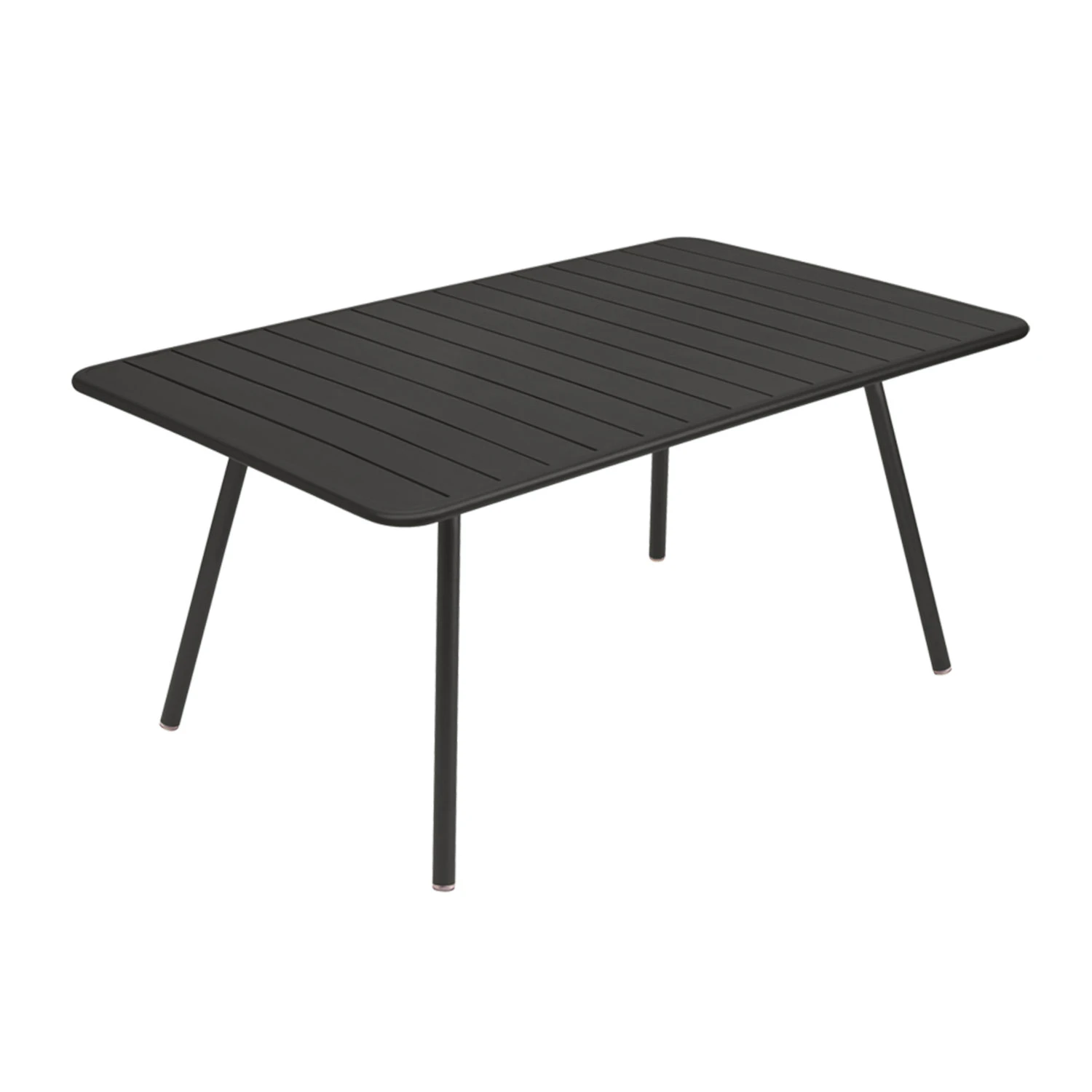 Fermob Luxembourg Bord 165x100 Liquorice - Trädgårdsbord Aluminium Svart