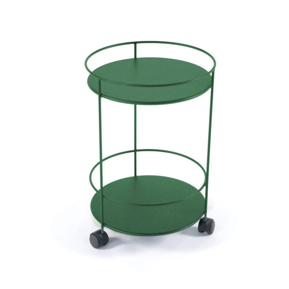 Fermob Small Table Wheels &Oslash;40 Cm - Sidobord & Sm&aring;bord St&aring;l Cedar Green