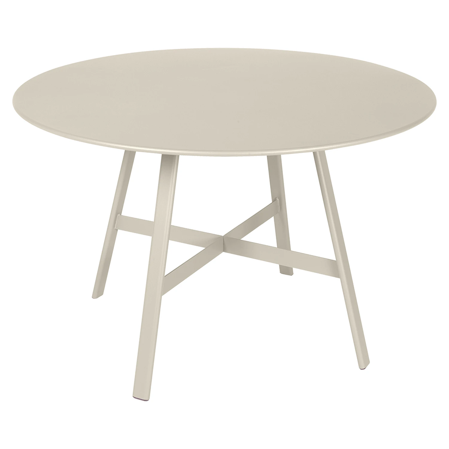 Fermob So'o Bord Ø117 Cm - Trädgårdsbord Stål Clay Grey