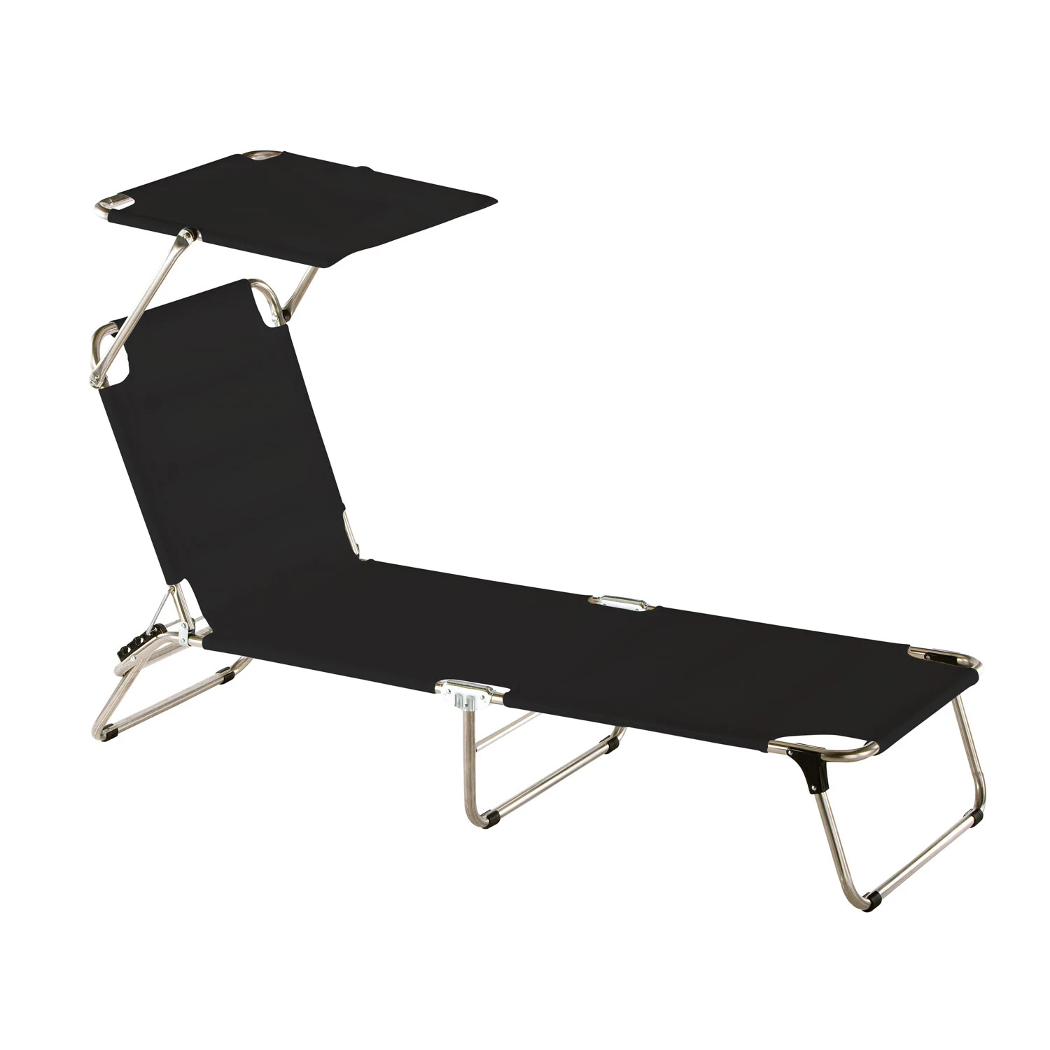 Fiam Amigo Top Sols&auml;ng - Aluminium Svart