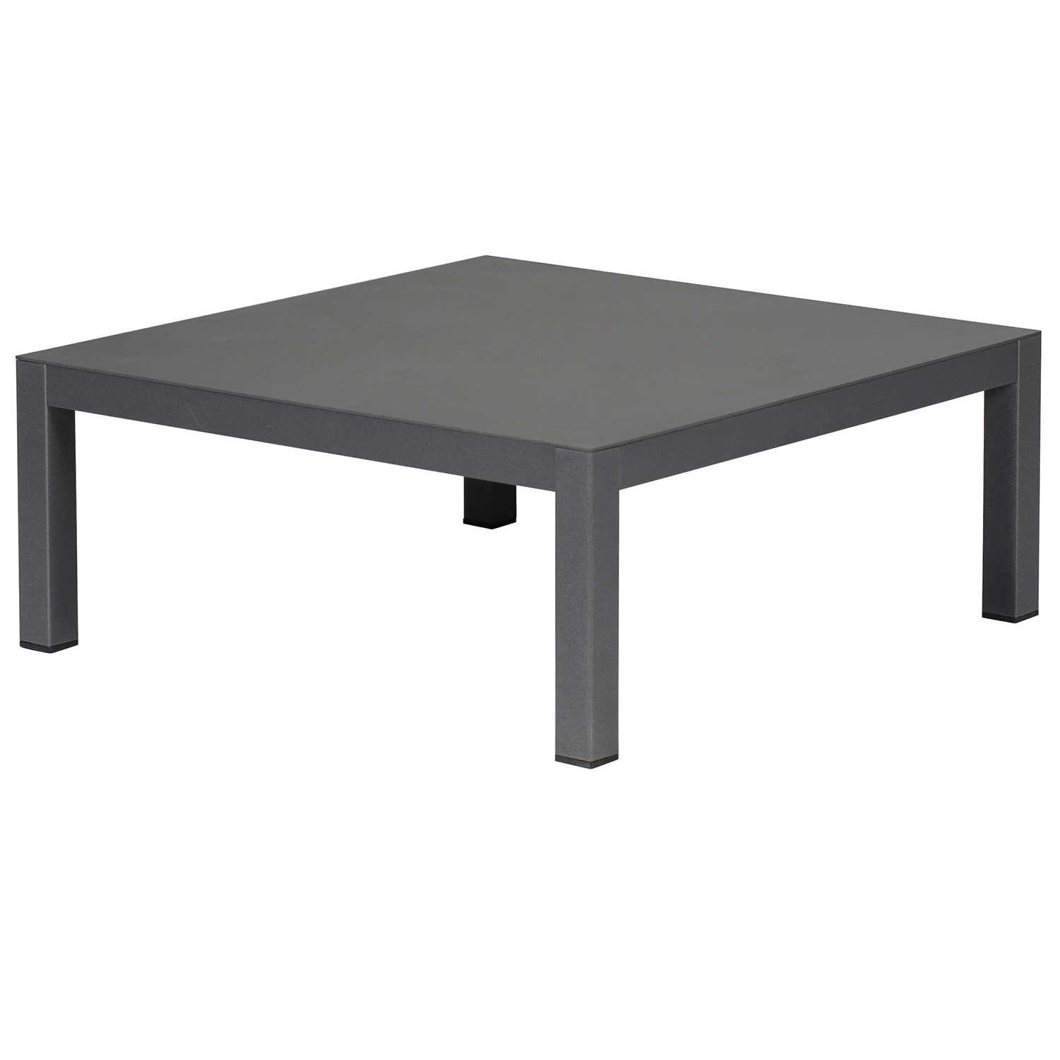 fiam domino soffbord 70x70 cm - soffbord utomhus aluminium antracit