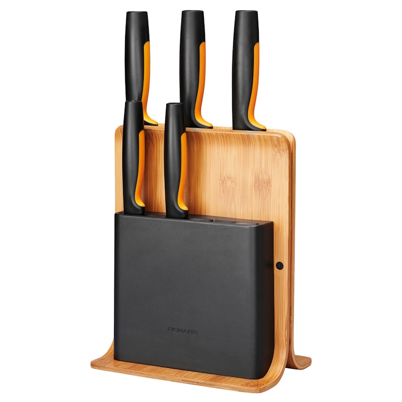 Functional Form Knivblock Bambu + 5 Knivar