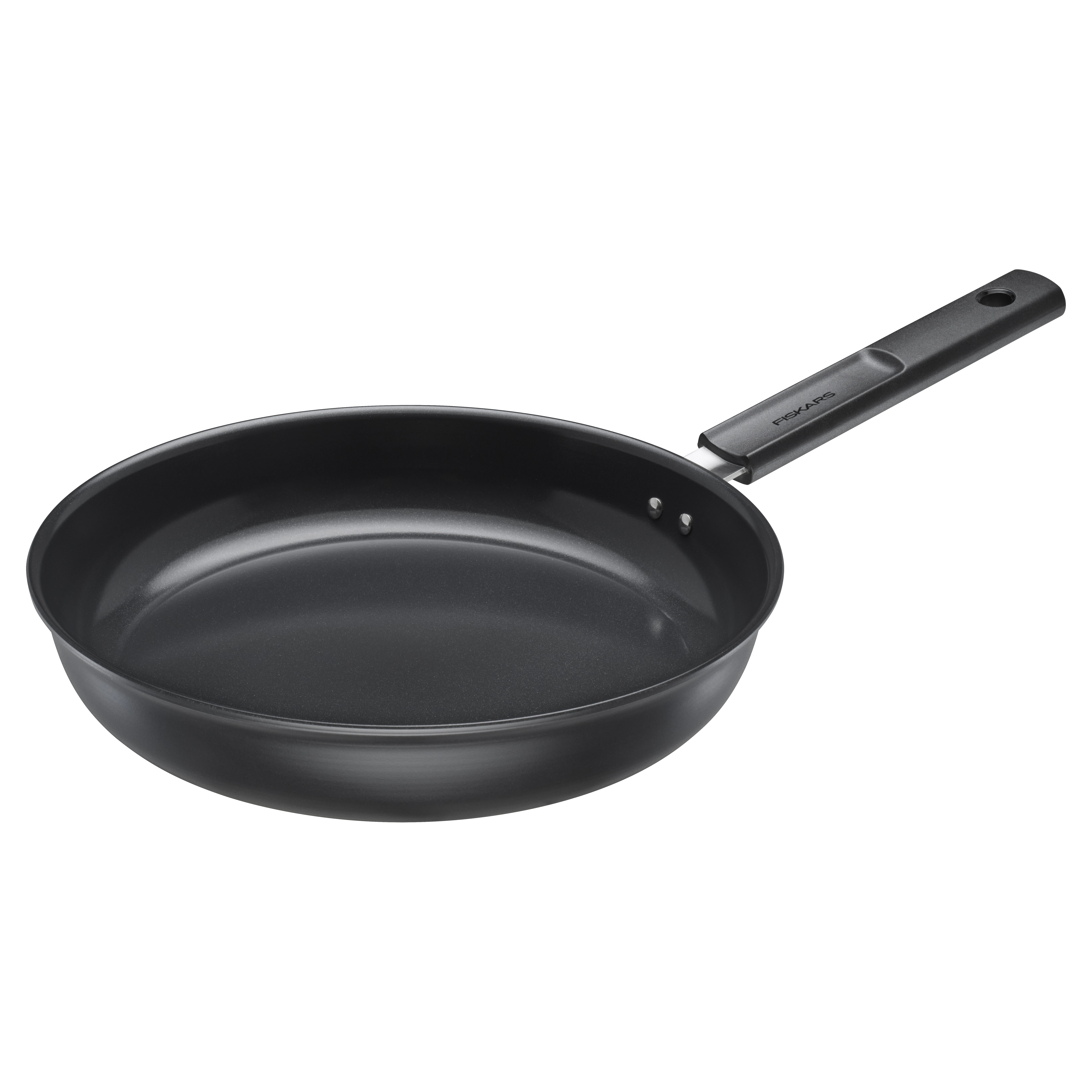 Fiskars Hard Face Stekpanna 28 Cm - Stekpannor Återvunnen Aluminium Svart