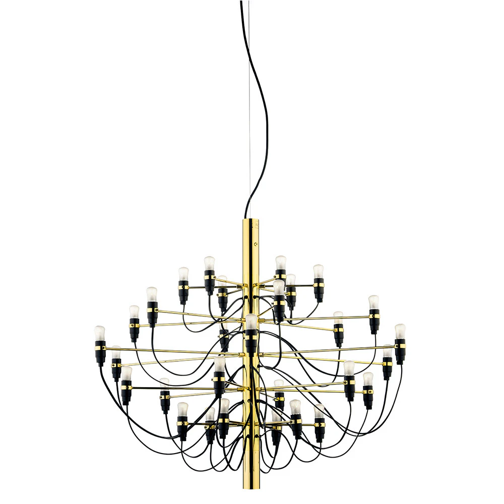 Flos 2097/30 Sarfatti Ljuskrona Led - Pendellampor Mässing