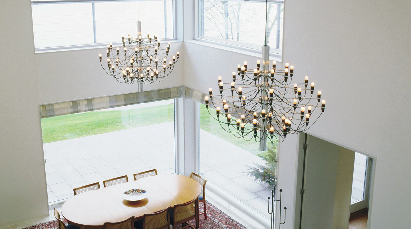 Flos 2097/30 Sarfatti Ljuskrona Led, krom från Flos, bild 4