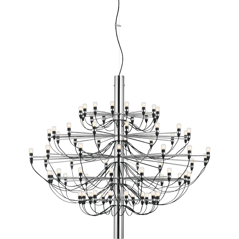 2097/75 Sarfatti Ljuskrona LED, Krom