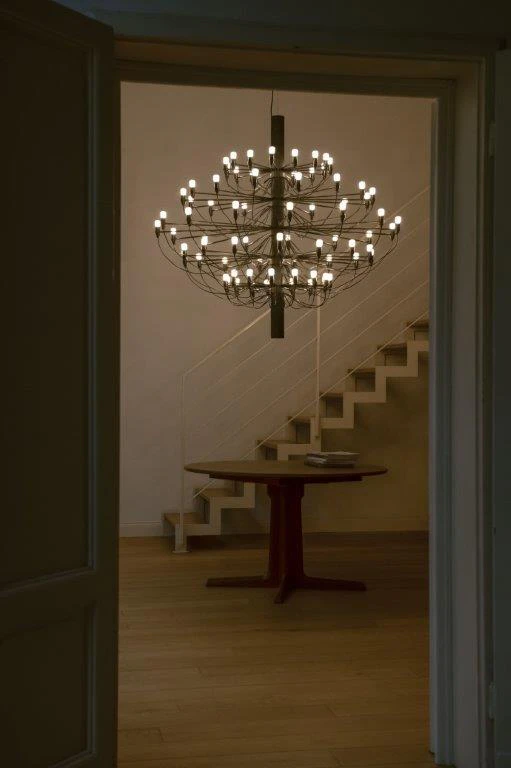 Flos 2097/75 Sarfatti Ljuskrona Led, krom från Flos, bild 2