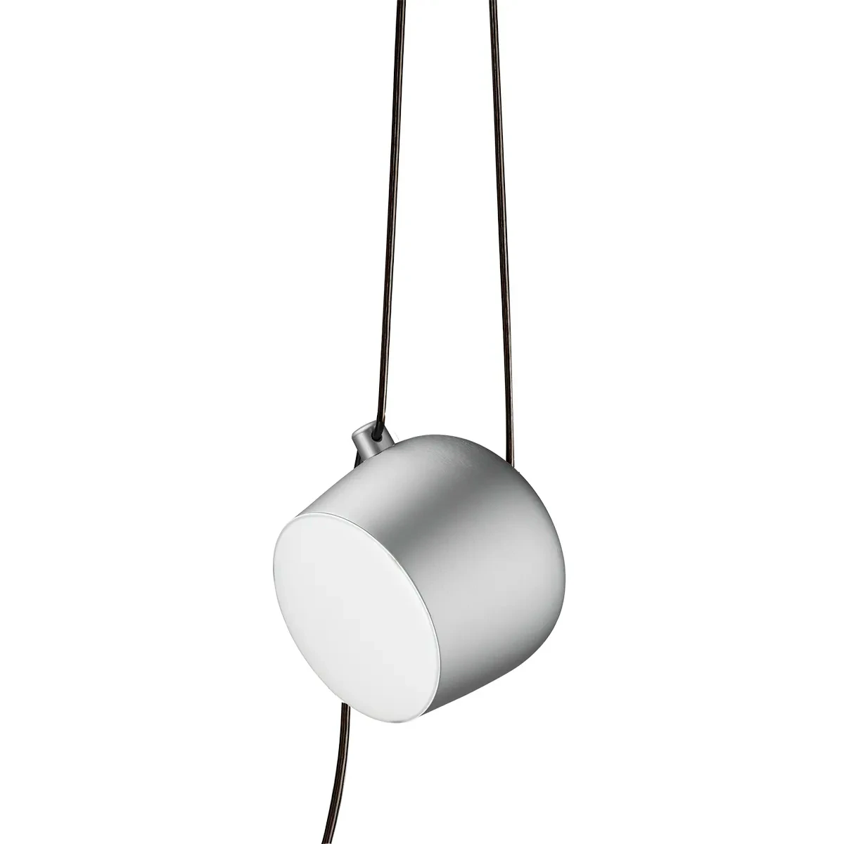 Flos Aim Cable-plug Pendel - Pendellampor Aluminium Light Silver Anodized