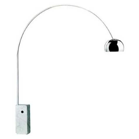 Flos Arco Golvlampa Led - Golvlampor Marmor Krom