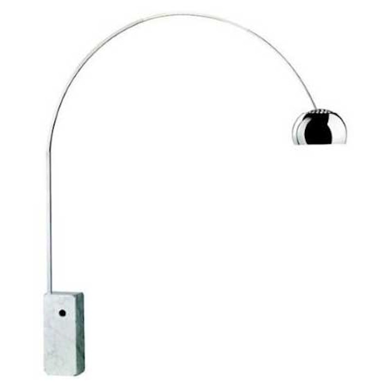 Arco Golvlampa LED, Marmor