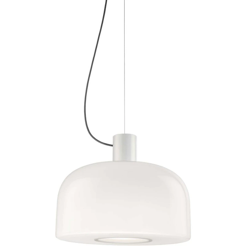 Bellhop Glass S2 Pendel, Vit