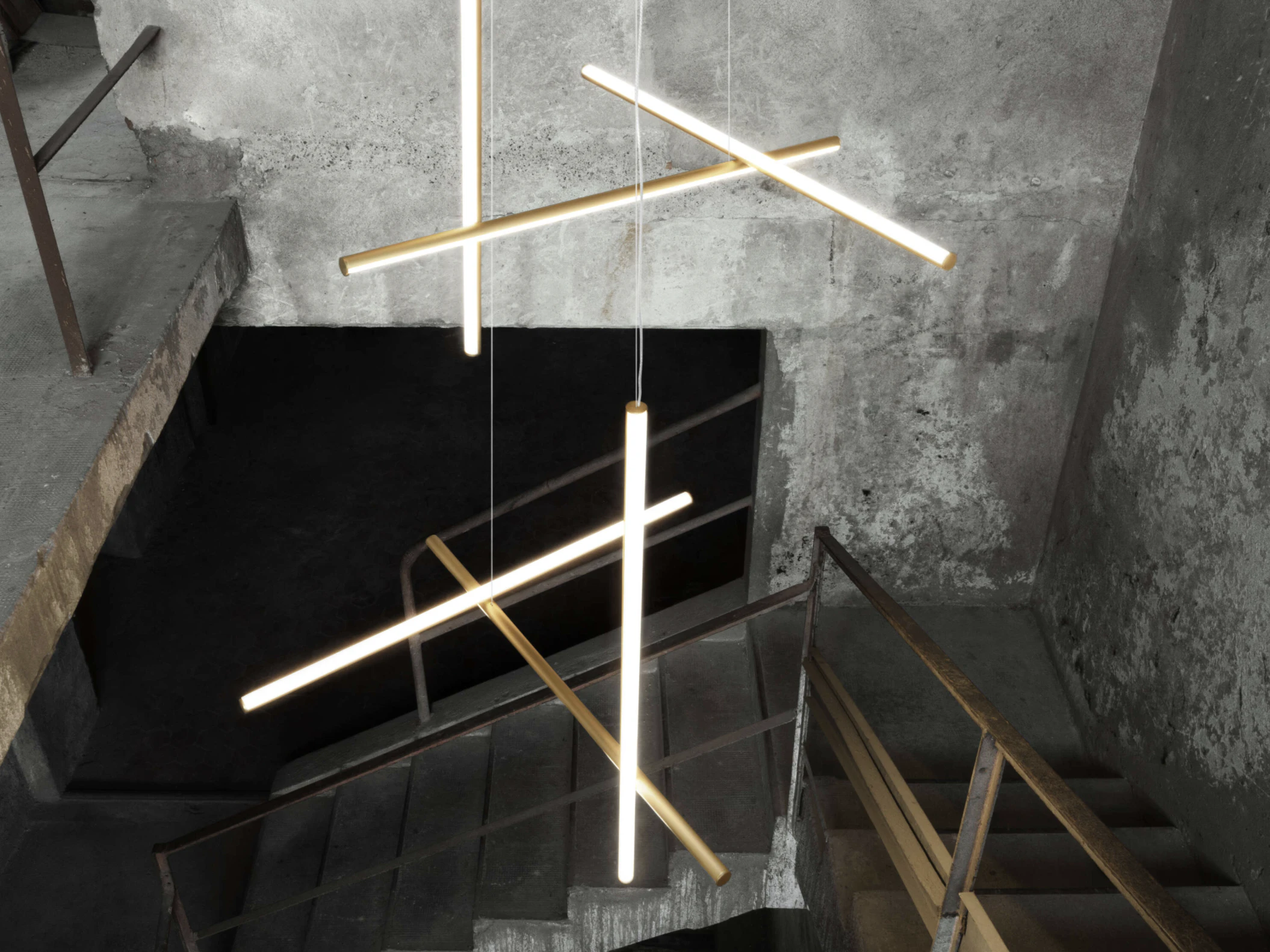 Flos Coordinates C1 Taklampa Anodized, champagne från Flos, bild 2