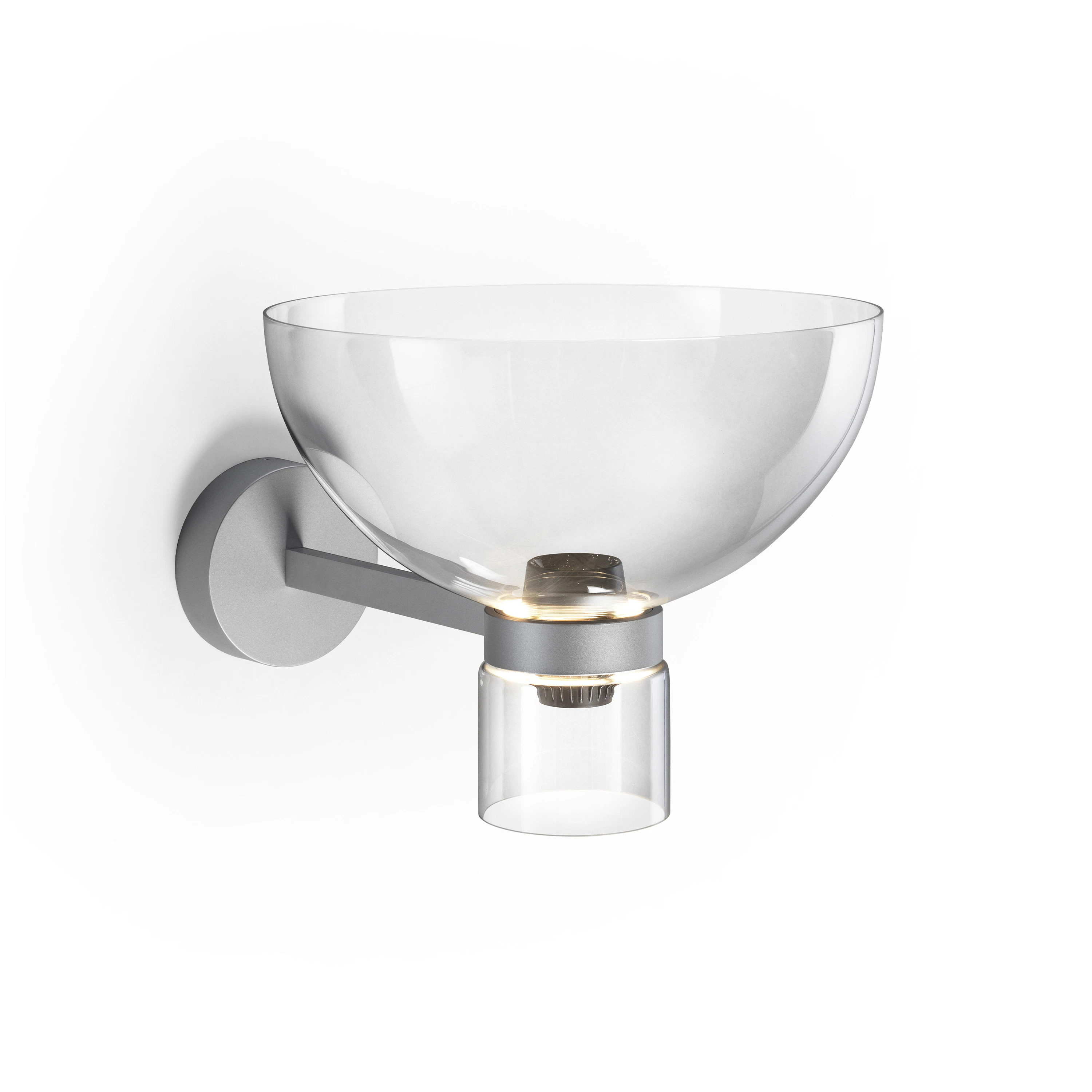 Flos Nocturne V&auml;gglampa Bowl - V&auml;gglampor Silver
