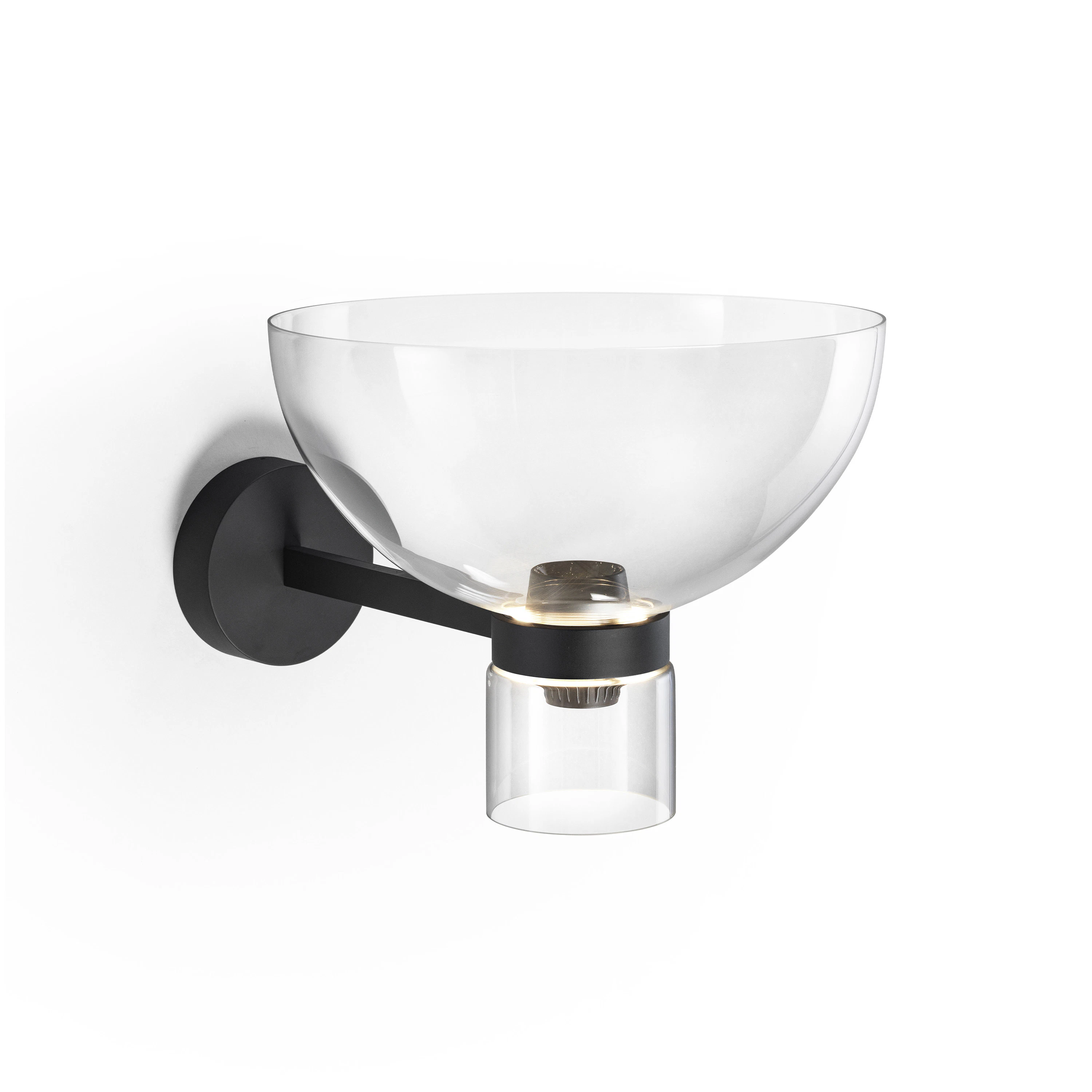 Flos Nocturne V&auml;gglampa Bowl - V&auml;gglampor Svart