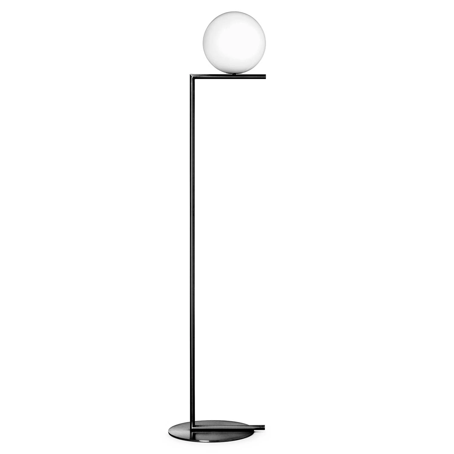 Flos Ic Lights F1 Golvlampa - Golvlampor St&aring;l Svart