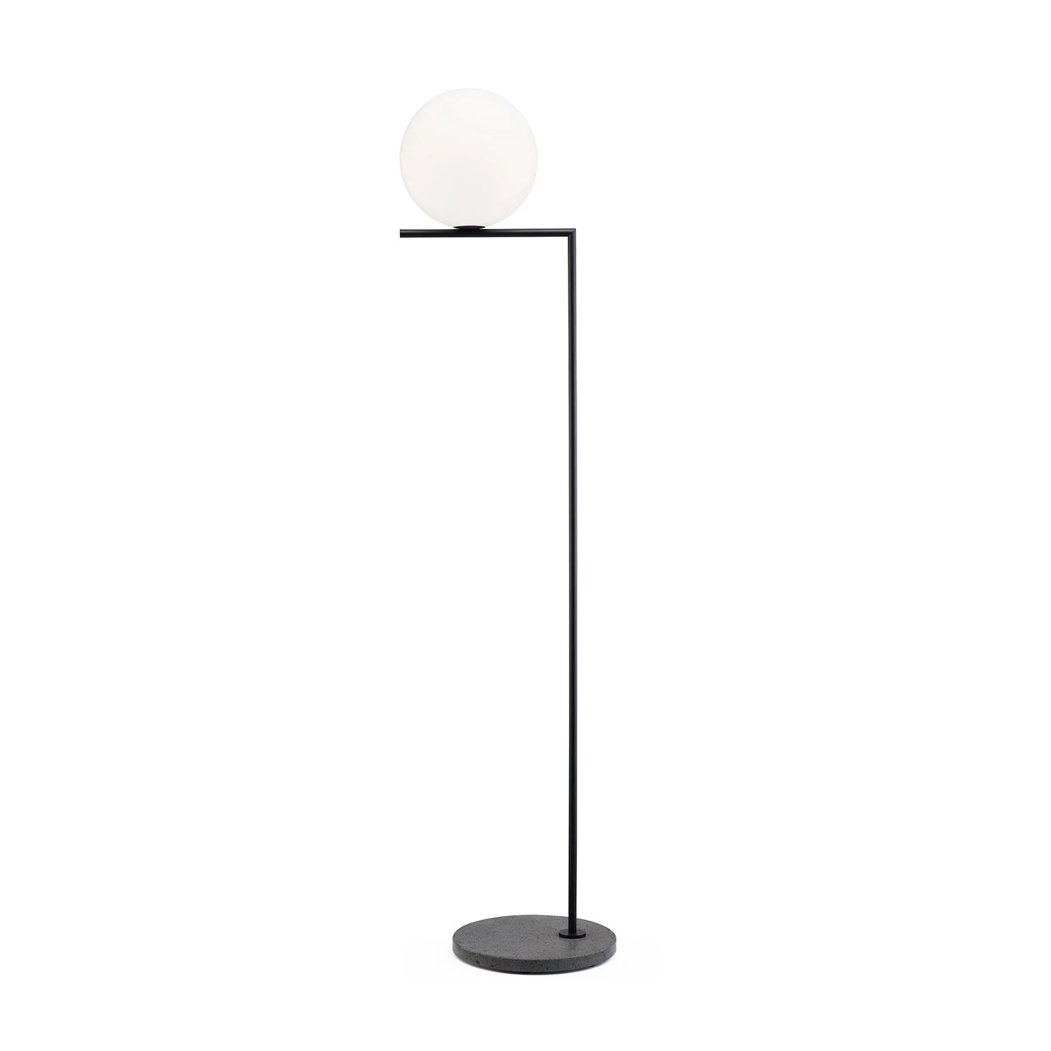 Flos Ic Lights F1 Outdoor - Golvlampor utomhus M&auml;ssing Svart