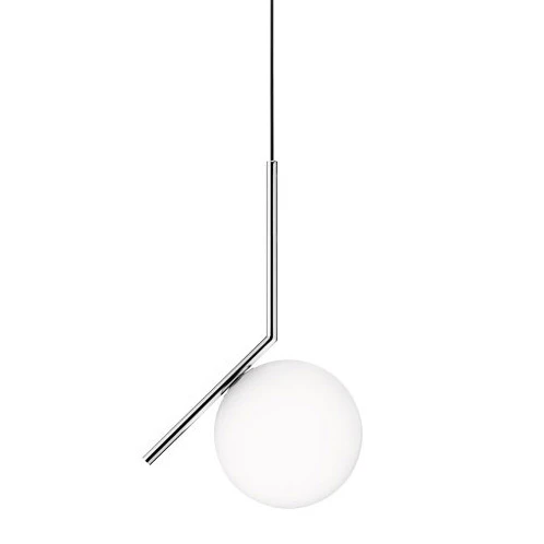 Flos Ic Lights S1 Pendel - Pendellampor Stål Krom