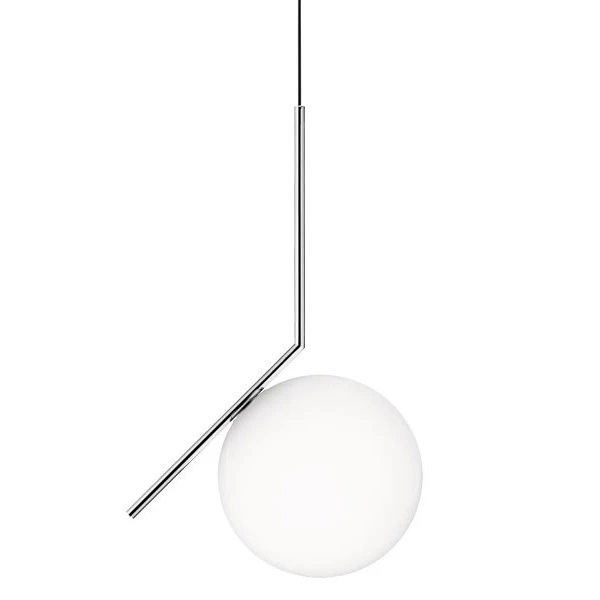 Flos Ic Lights S2 Pendel - Pendellampor Stål Krom