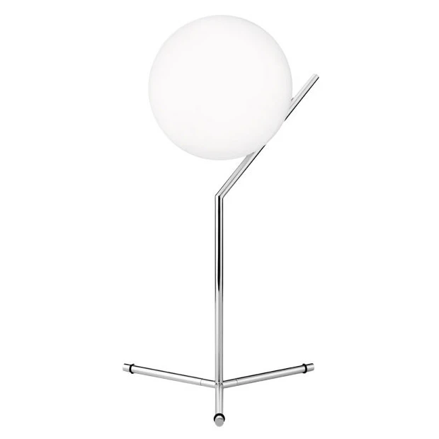 Flos Ic Lights T1 Bordslampa H&ouml;g Chrome - Bordslampor St&aring;l Krom