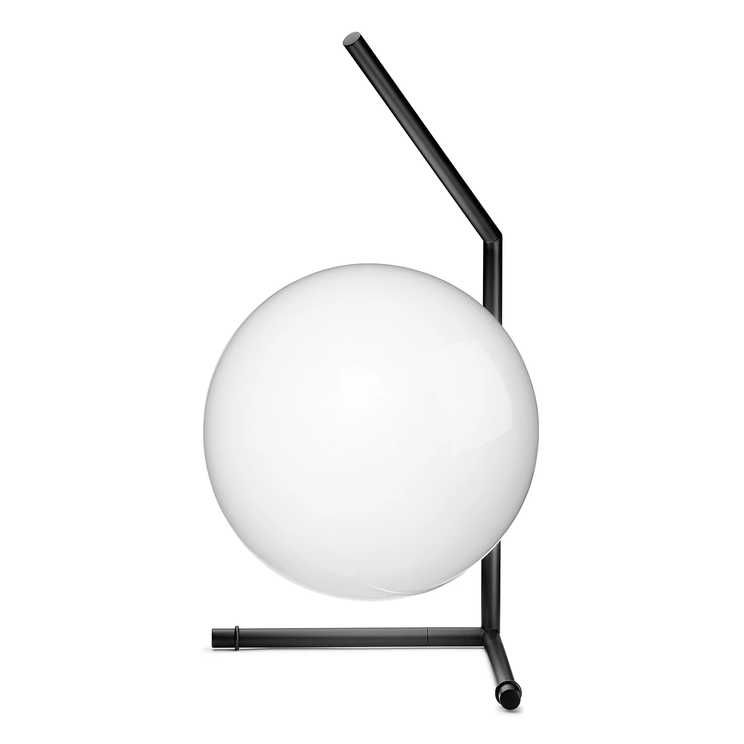 Flos Ic Lights T1 Bordslampa Låg - Bordslampor Stål Svart
