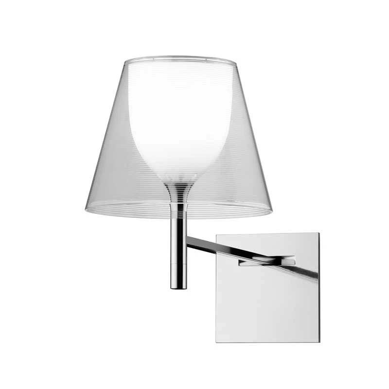 Flos Ktribe W Vägglampa Transparent - Vägglampor Aluminium Vit