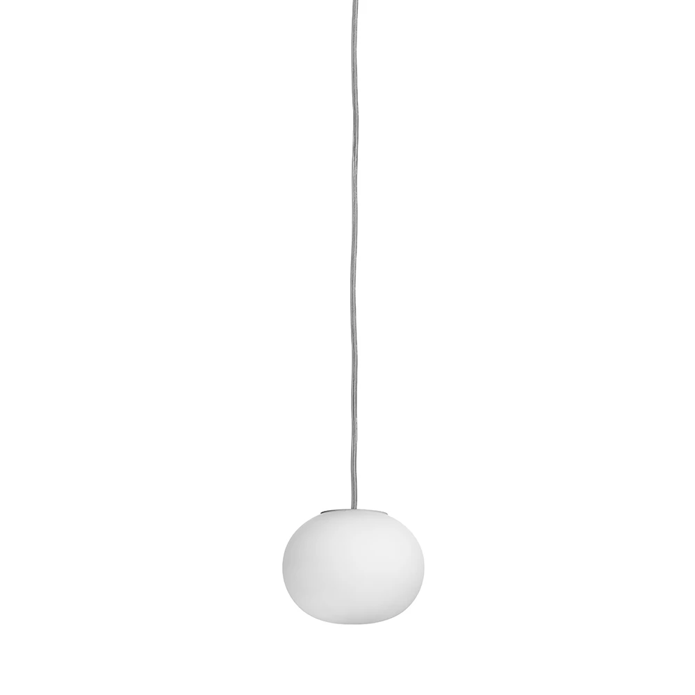 Flos Mini Glo-ball S Pendel - Pendellampor Handblåst Glas Vit