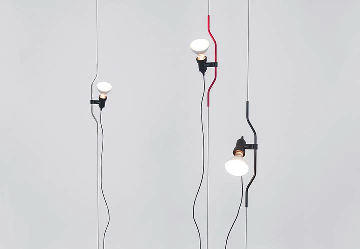 Flos Parentesi Taklampa Med Dimmer, nickel från Flos, bild 2