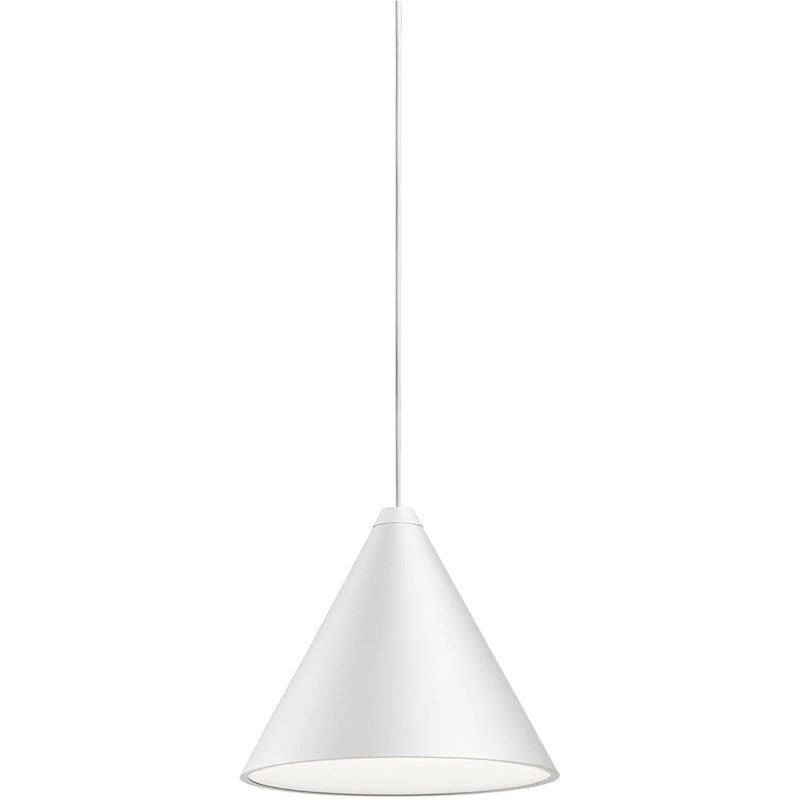 String Light Cone Pendel 12M Dimbar Med Soft Touch, Vit