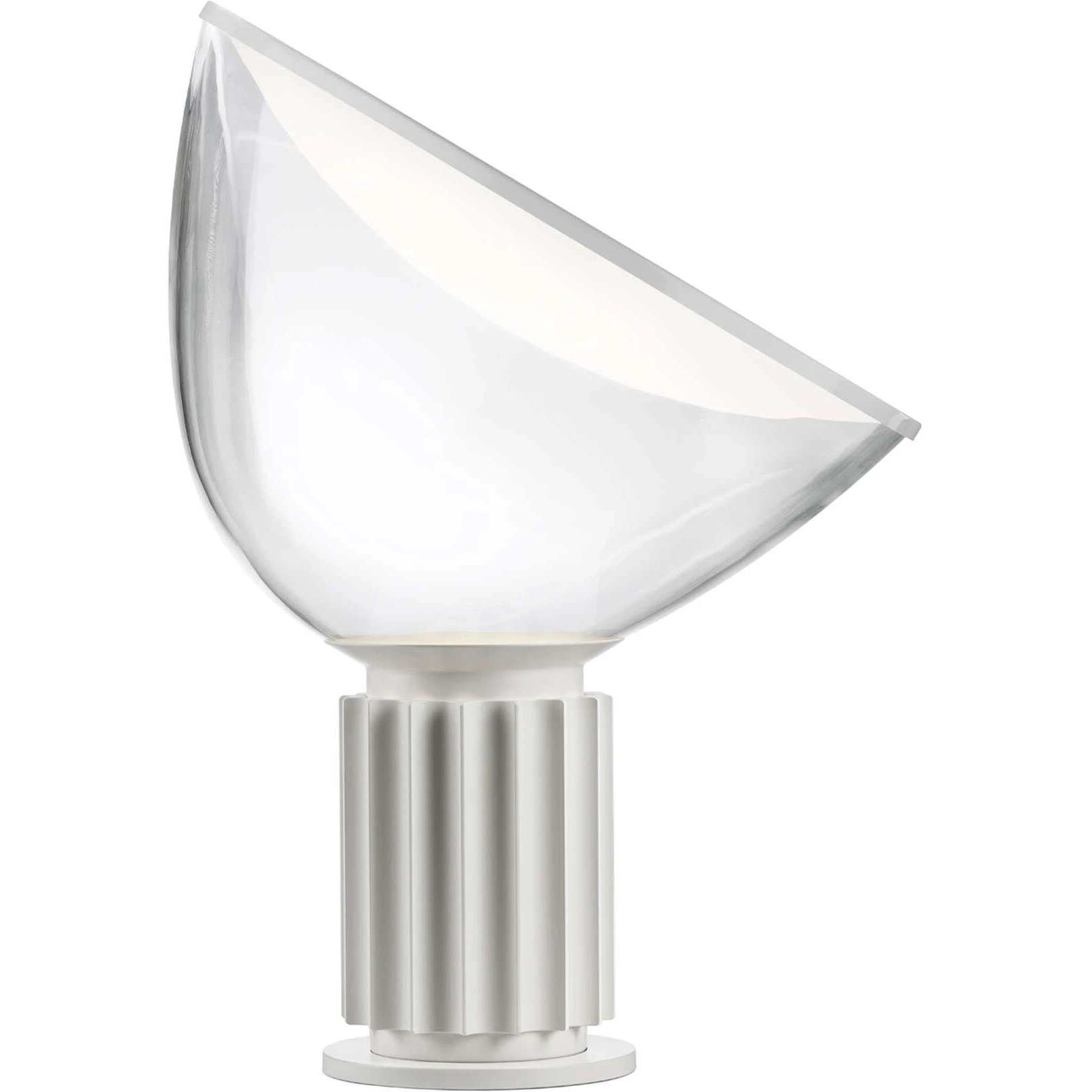 Flos Taccia Bordslampa - Bordslampor Aluminium Mattvit