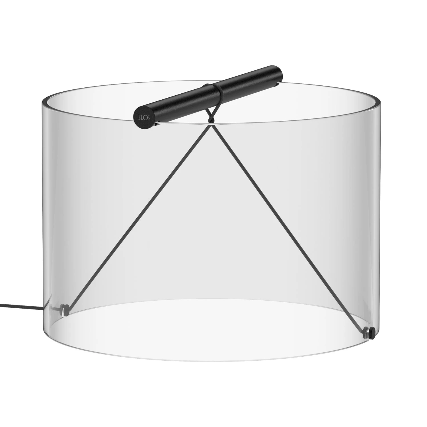 Flos To-tie T3 Bordslampa - Bordslampor Glas Mattsvart
