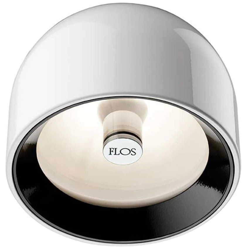 Flos Wan V&auml;gg/taklampa - Plafonder Aluminium Vit
