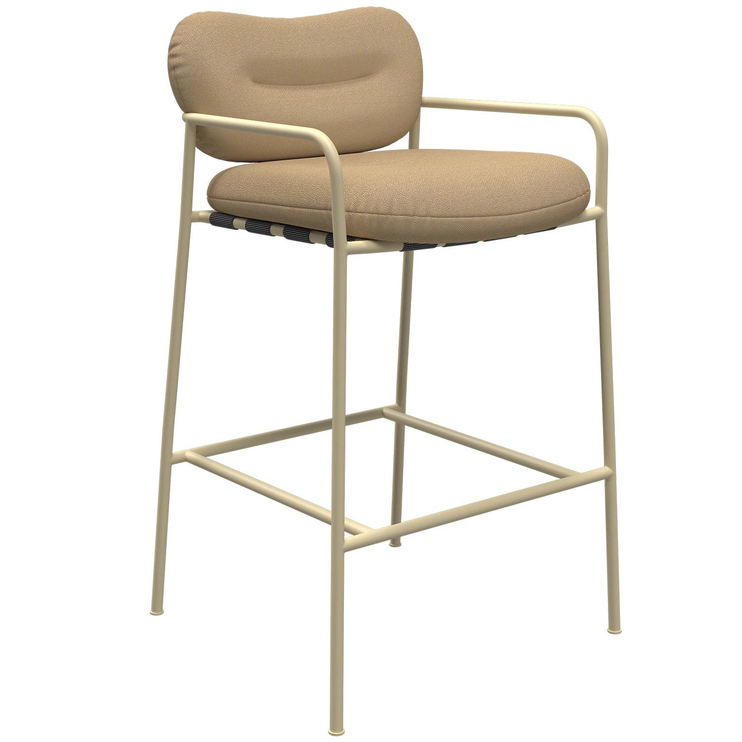 Fogia Bollo Barstol 65 Cm Vidar 0323 - Barstolar St&aring;l Beige