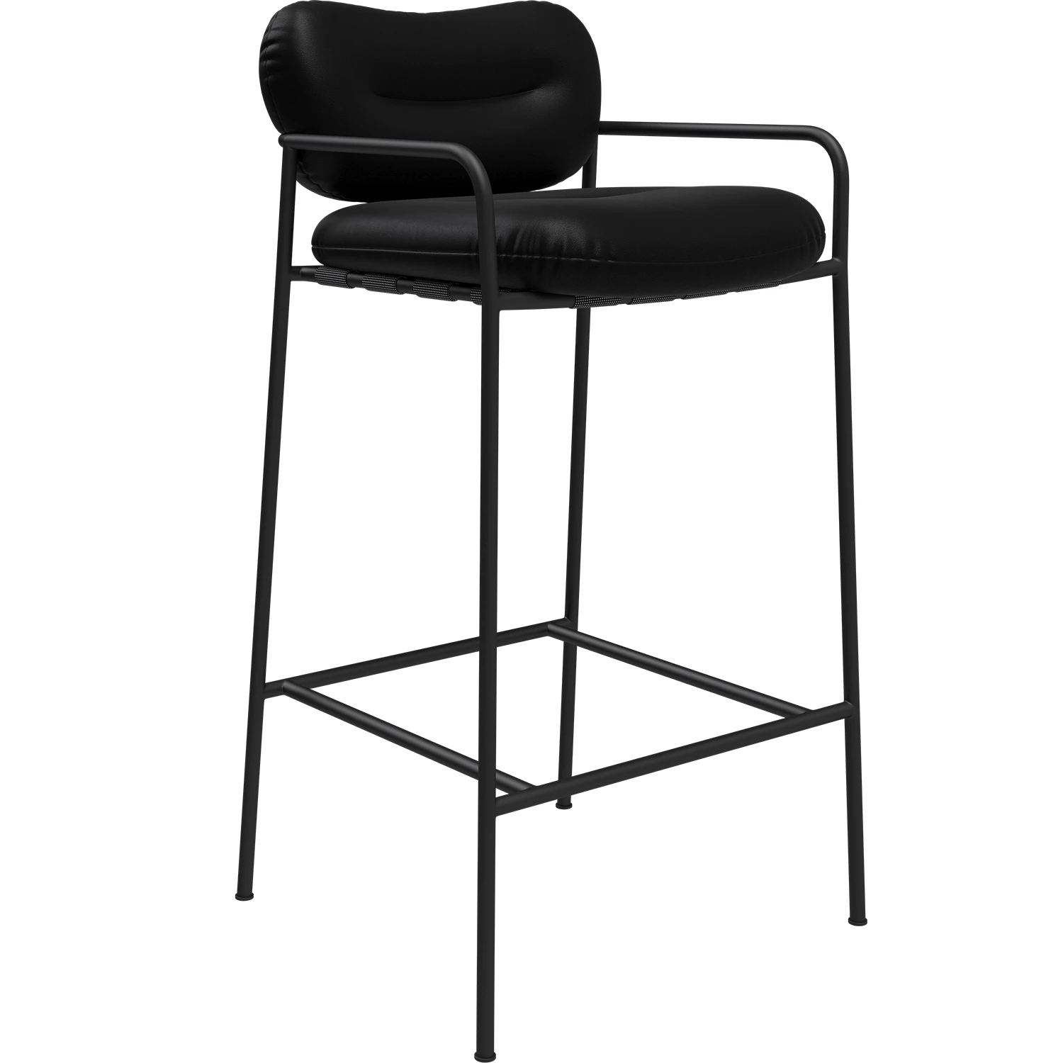 Fogia Bollo Barstol 75 Cm Elmosoft Black - Barstolar St&aring;l Svart