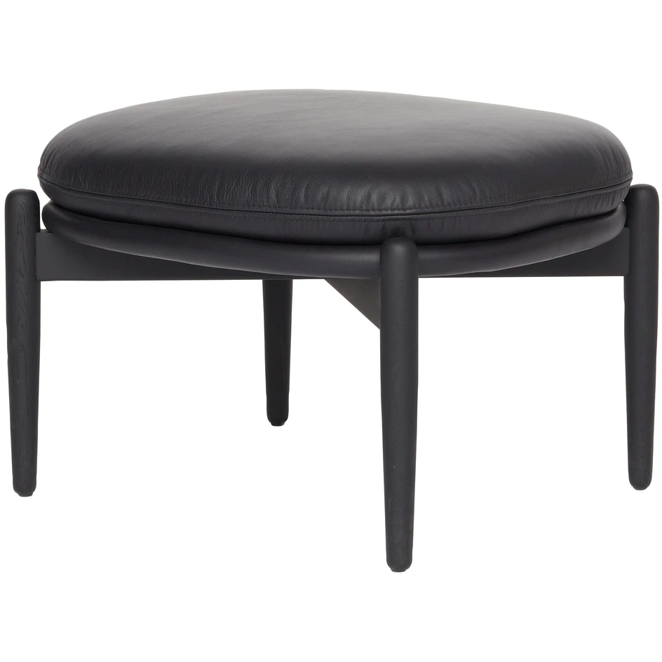 Fogia Embody Pall Skinn Elmosoft / betsad - Fotpallar Ek Svart