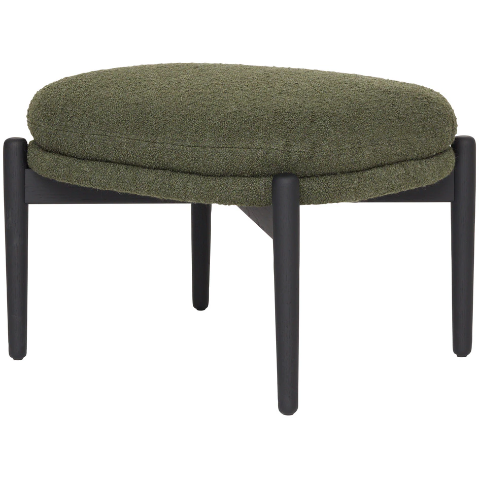 Fogia Embody Pall Tyg Barnum / Svartbetsad - Fotpallar Ek Pine