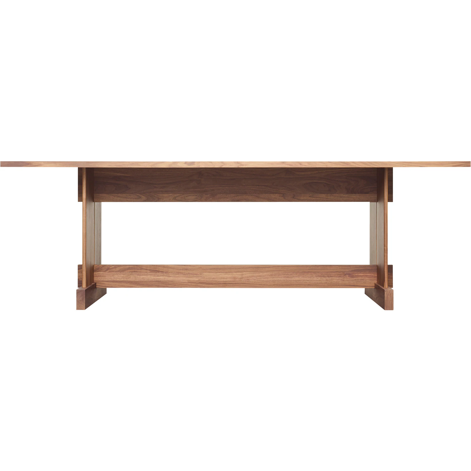 Fogia Grande Matbord L: 245 Cm Mattlackad Valn&ouml;t - Massiv Valn&ouml;t Mattlackerad Valn&ouml;t