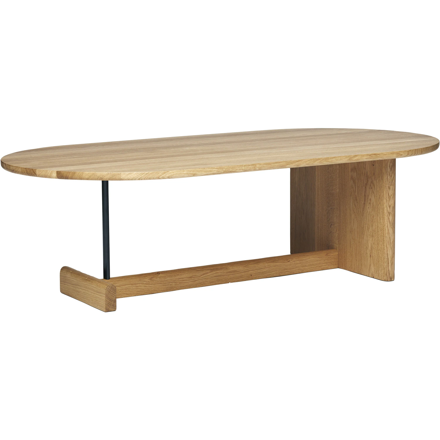 Fogia Koku Soffbord Ovalt H:35 Cm Mattlackad - Soffbord utomhus Ek Mattlackerad Ek