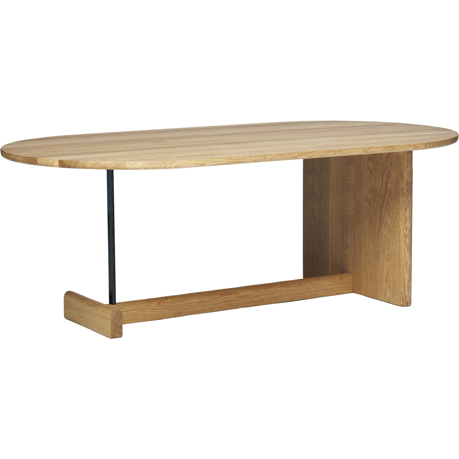 Fogia Koku Soffbord Ovalt H:42 Cm Mattlackad - Soffbord utomhus Ek Mattlackerad Ek